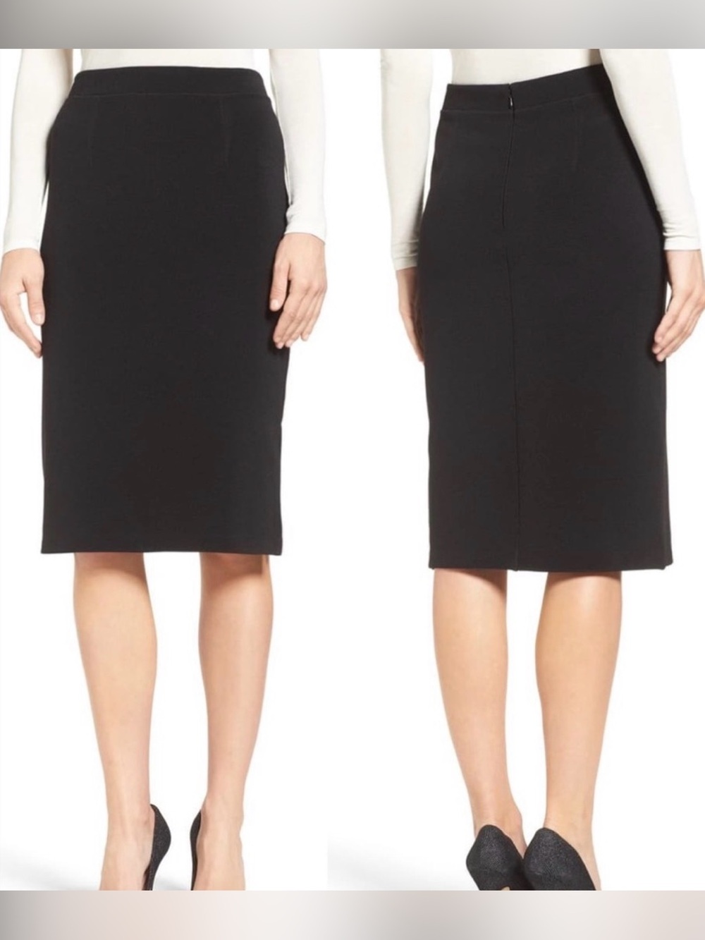 Halogen black stretch Pencil skirt size medium